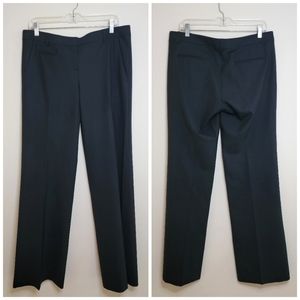 Theory black pleated slacks